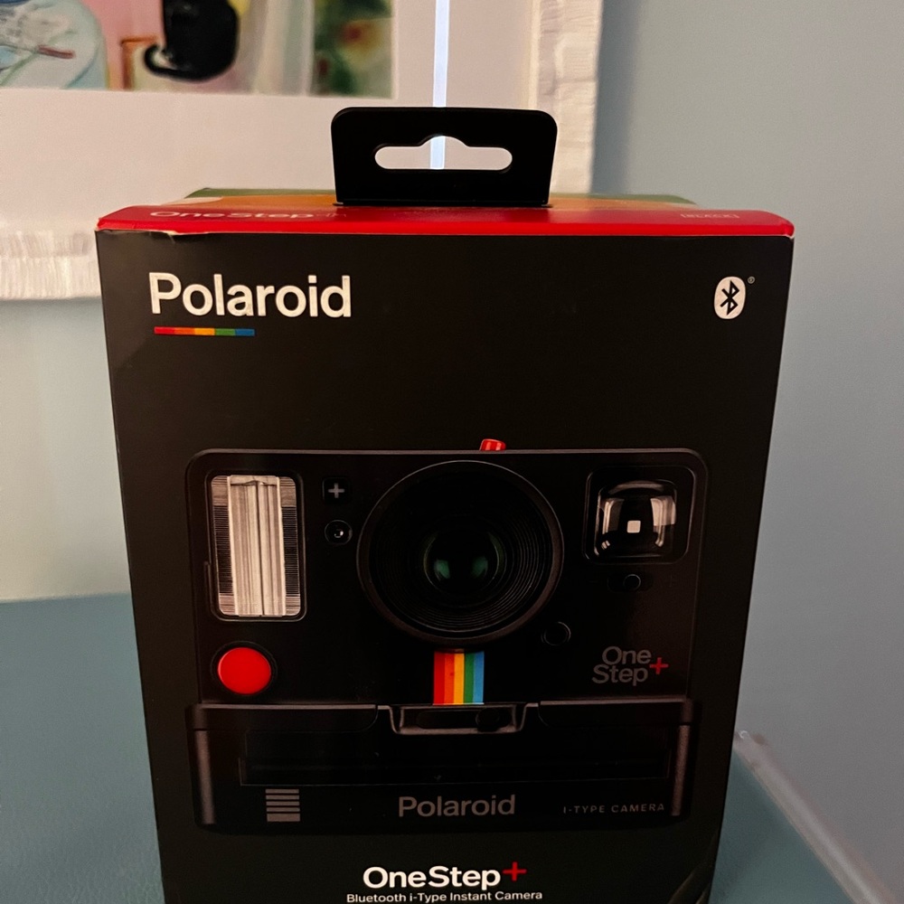 Polaroid OneStep+ Black and Red Instant Camera